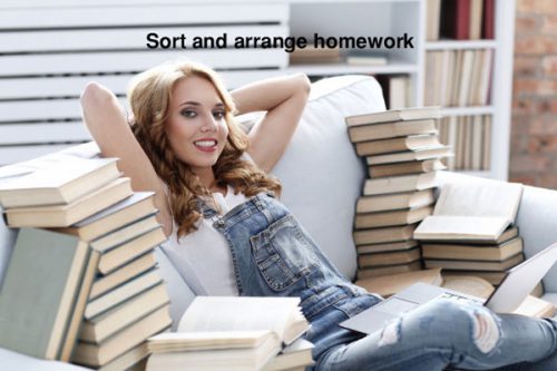 arrange homework and worry beginning is missing