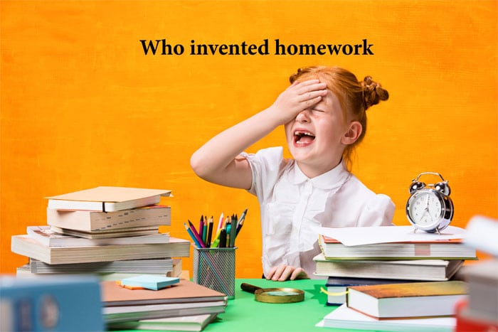 facts about the history of homework