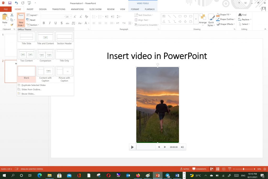 insert youtube video into mac for office 2011
