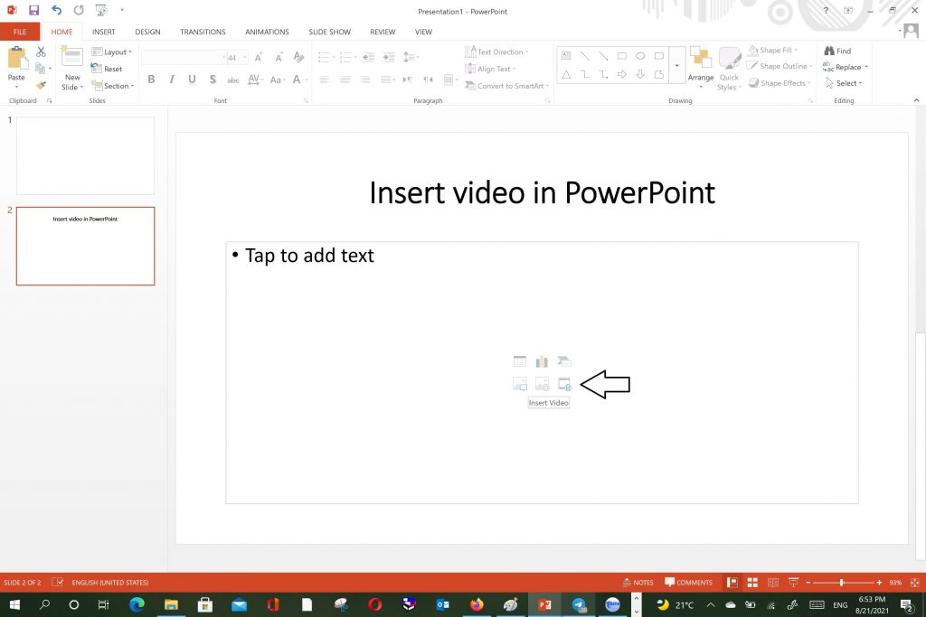 how to add video to powerpoint mac