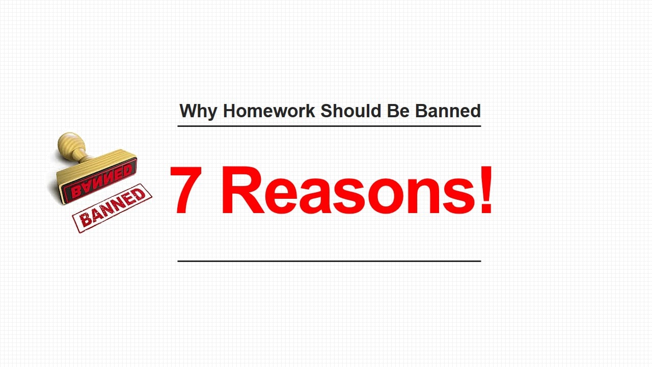 is banning homework a good idea